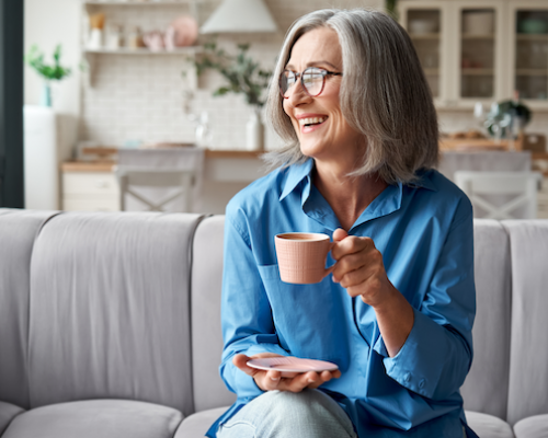 woman drinking tea image by instaphotos