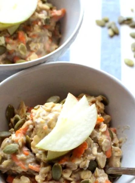 Carrot Cake Style Oatmeal