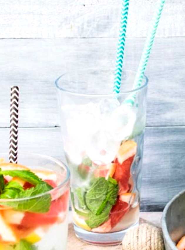 Infused water for hot days