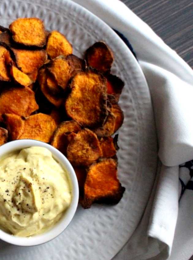 Grilled Sweet Potatoes with Sauce