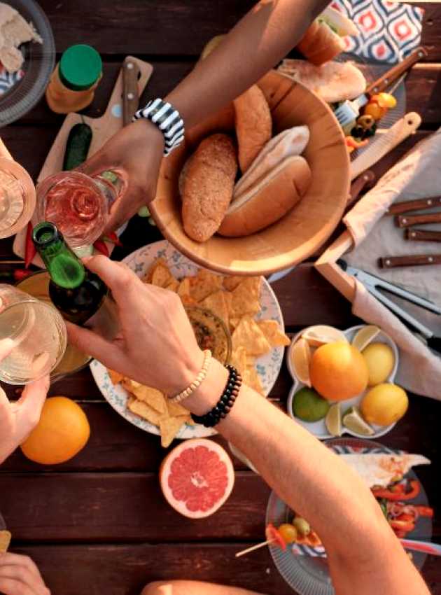six alcoholic drinks 