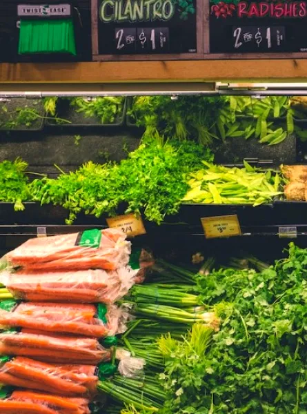 vegetables alley in a Healthy Grocery Store in Toronto