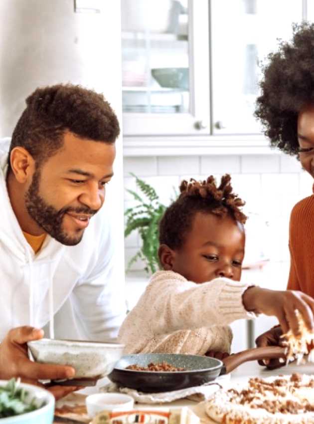 family cooking