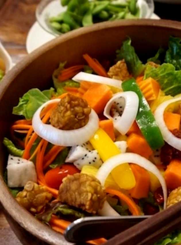 tempeh in a salad