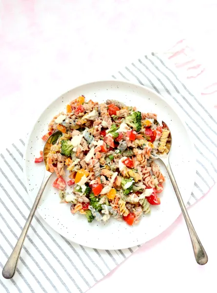 Creamy Tuna Pasta Salad (with Macaroni and Co.)