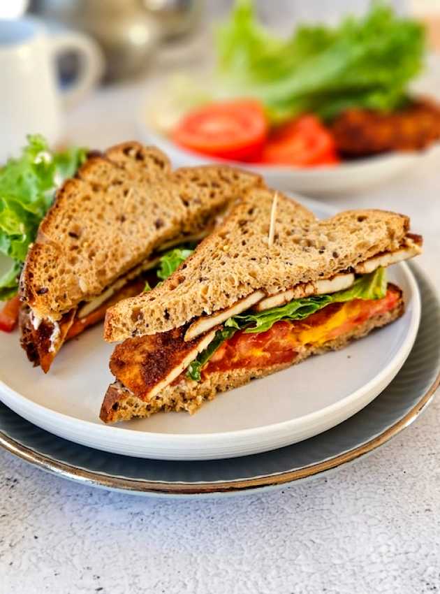 BLT avec bacon de tofu