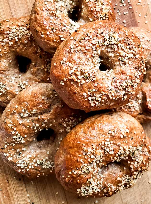 Bagels de blé entier