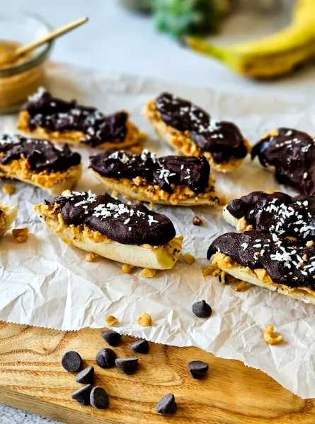Banane glacée chocolat et beurre d’arachide Frozen Chocolate Peanut Butter Banana ÉquipeNutrition Teamnutrition