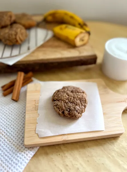 Biscuits à la banane riches en fibres ÉquipeNutrition High-Fibre Banana Cookies TeamNutrition