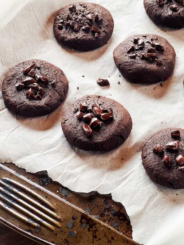 Biscuits au chocolat et haricots noirs 