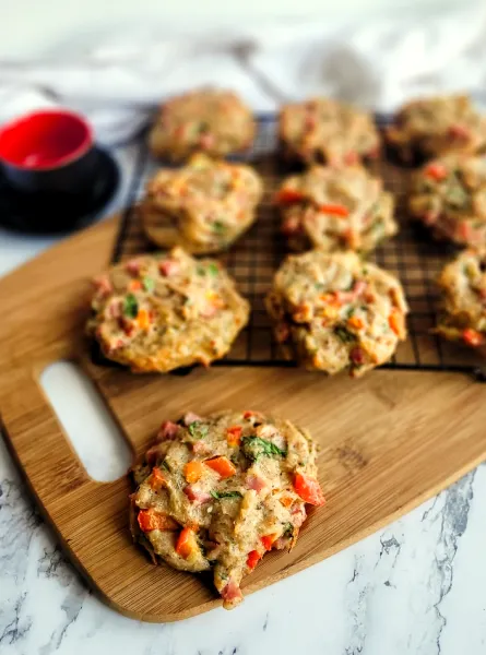 Biscuits protéinés aux légumes Protein Veggie Cookies ÉquipeNutrition Teamnutrition