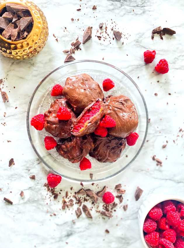 Bouchées aux framboises Raspberry Bites ÉquipeNutrition Teamnutrition