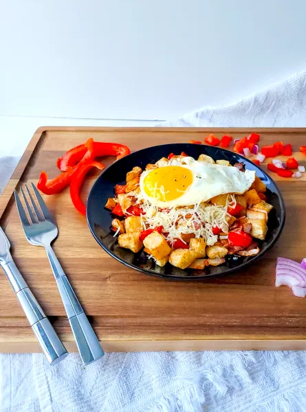 Casserole déjeuner à la friteuse à air (Air Fryer)