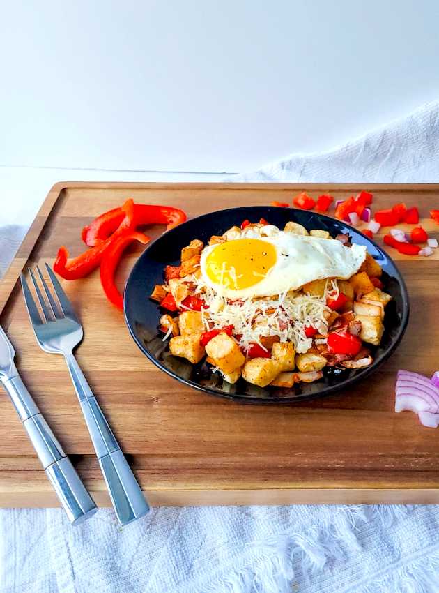 Casserole déjeuner à la friteuse à air (Air Fryer)