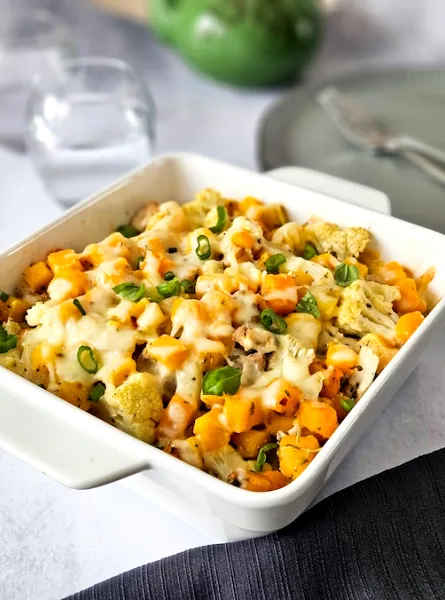 Butternut Squash & Ground Turkey Casserole