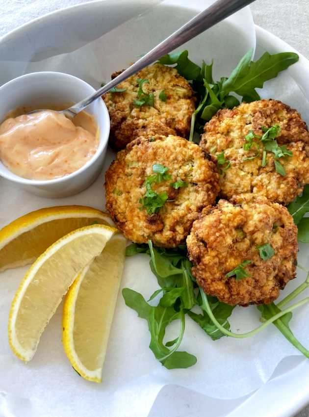 Crabcakes à la friteuse à air (Air Fryer)