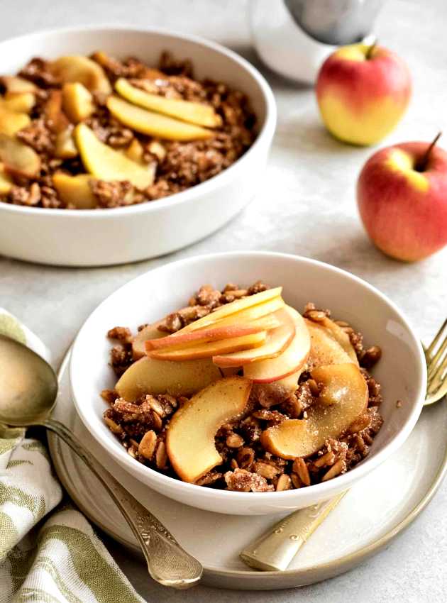 Croustade aux pommes - Apple crisp