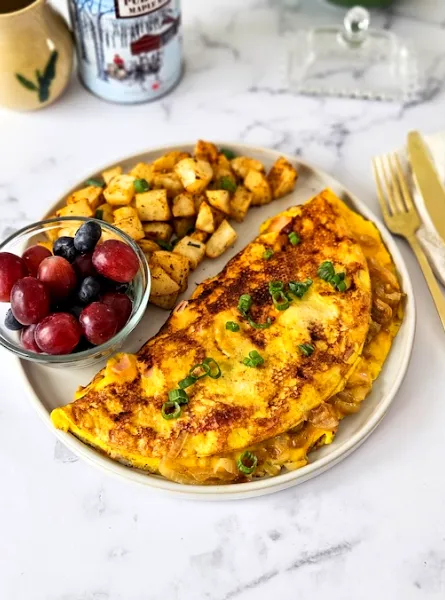 Caramelized Onion Omelet