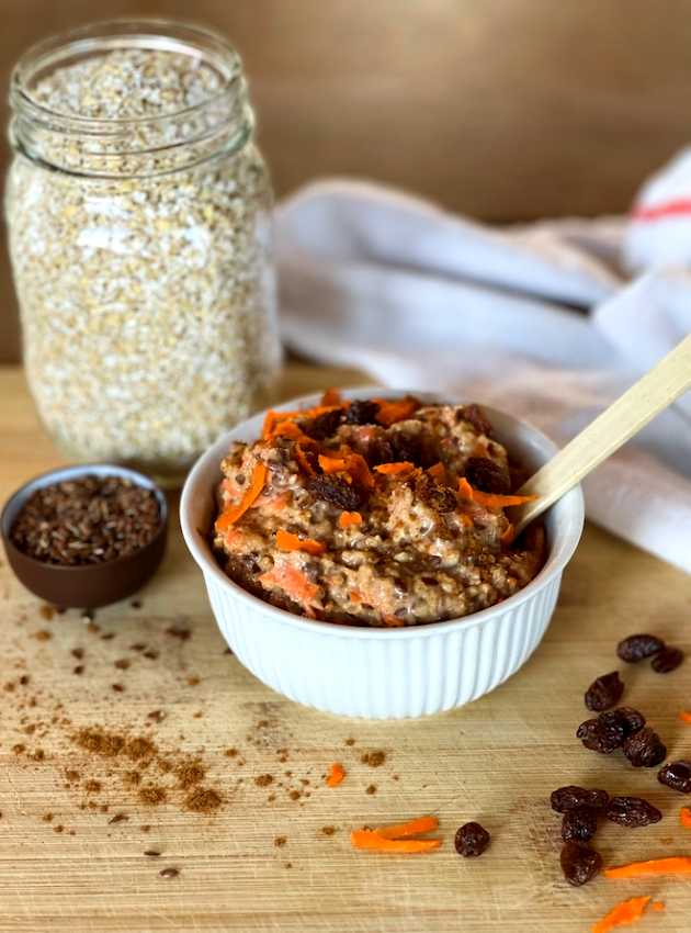 Carrot Cake Style Oatmeal