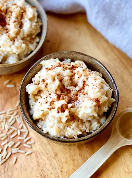 Pouding au riz riche en protéines ÉquipeNutrition High Protein Rice Pudding TeamNutrition