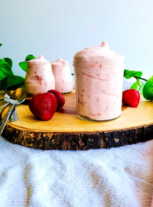 Mousse aux fraises légère