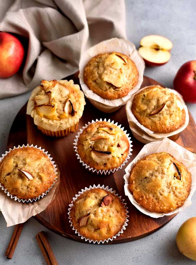 Apple spice muffins - Muffins pommes épices
