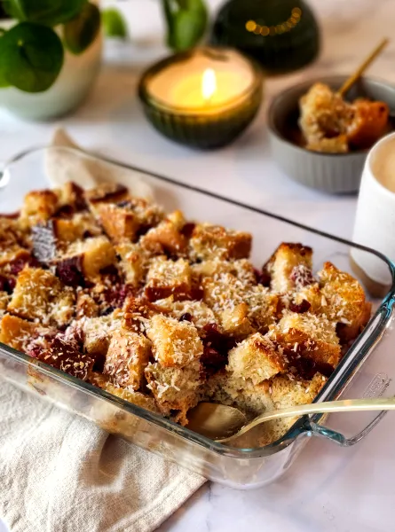Protein Bread Pudding