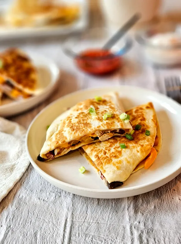 Quesadillas au poulet ÉquipeNutrition Chicken Quesadillas TeamNutrition