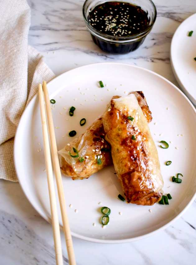 Rouleaux impériaux à la friteuse à air (Air Fryer)