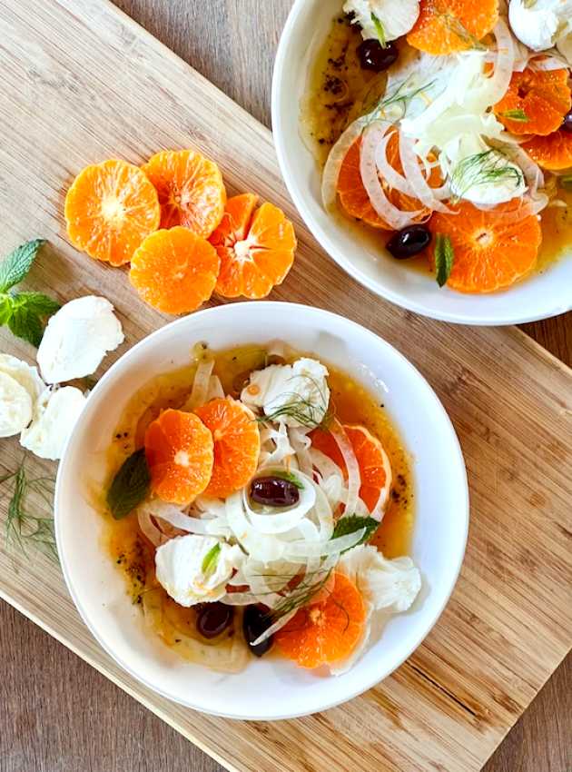 Fennel and Mandarine Salad Salade de mandarines et fenouil ÉquipeNutrition Teamnutrition