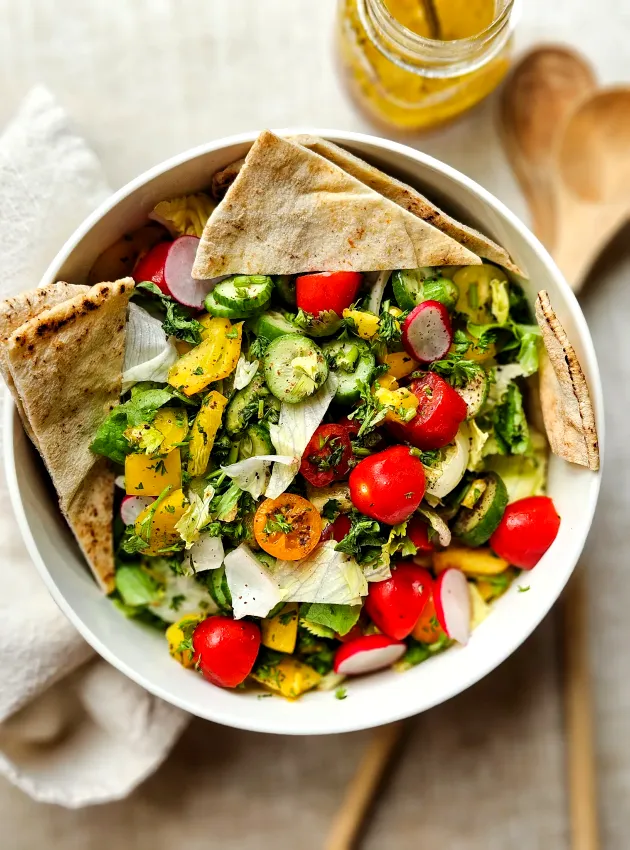 Salade fattouche Fattoush Salad ÉquipeNutrition TeamNutrition