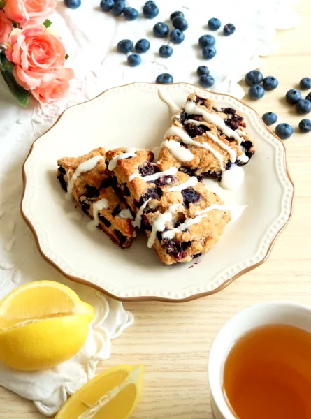 Scones aux bleuets et citron Blueberry Lemon Scones ÉquipeNutrition Teamnutrition