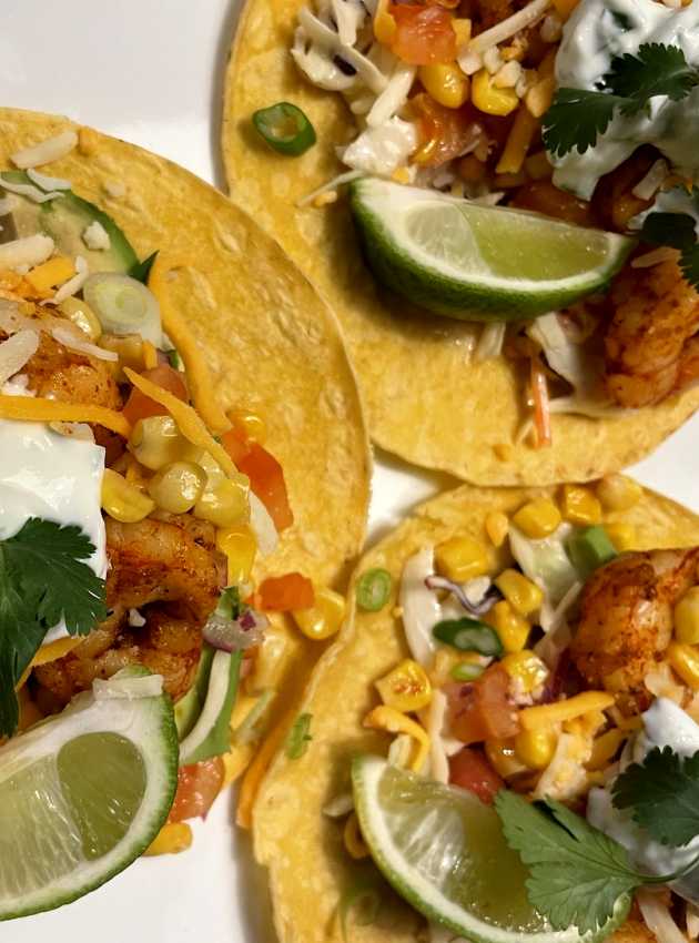 Tacos de crevettes