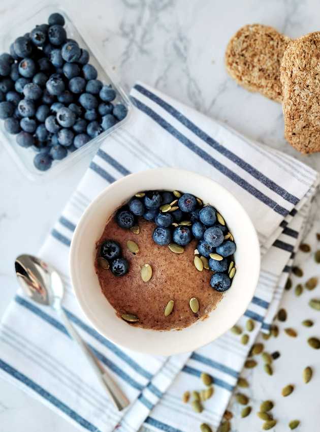 Bol déjeuner Weetabix chaud