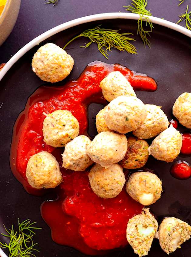 Boulettes surprises dinde et bocconcini