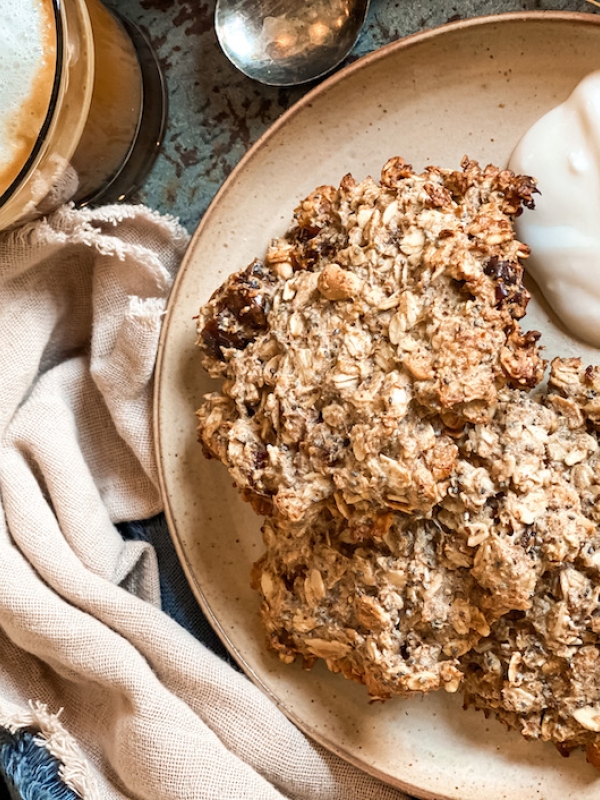 Breakfast Cookies With Dried Fruits and Nuts
