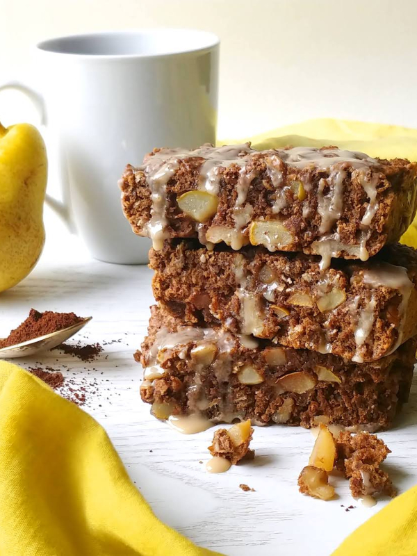 Coffee and Pear Breakfast Cake