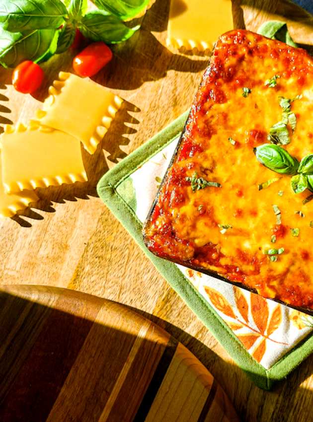 Quick and Easy Lasagna for 2