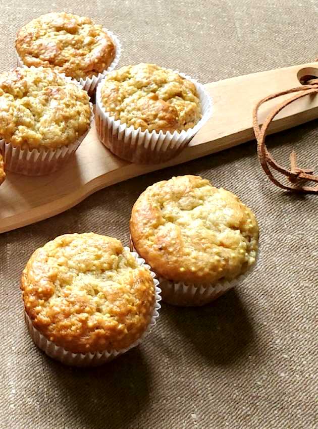 Banana and Millet Muffins