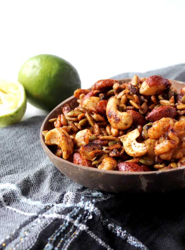 Chili Lime Roasted Nuts