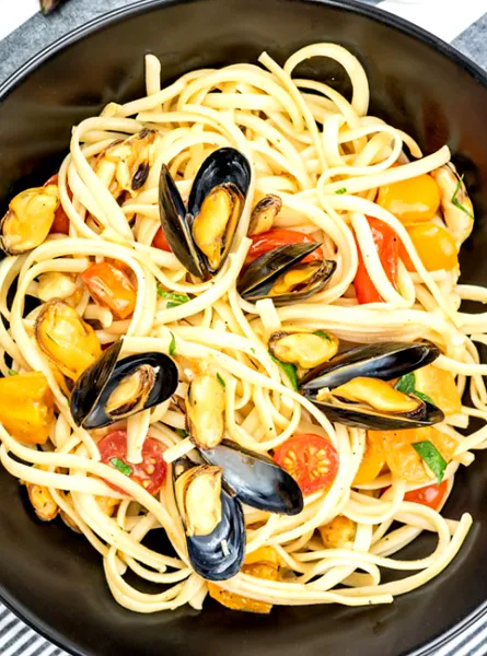 Linguines aux moules