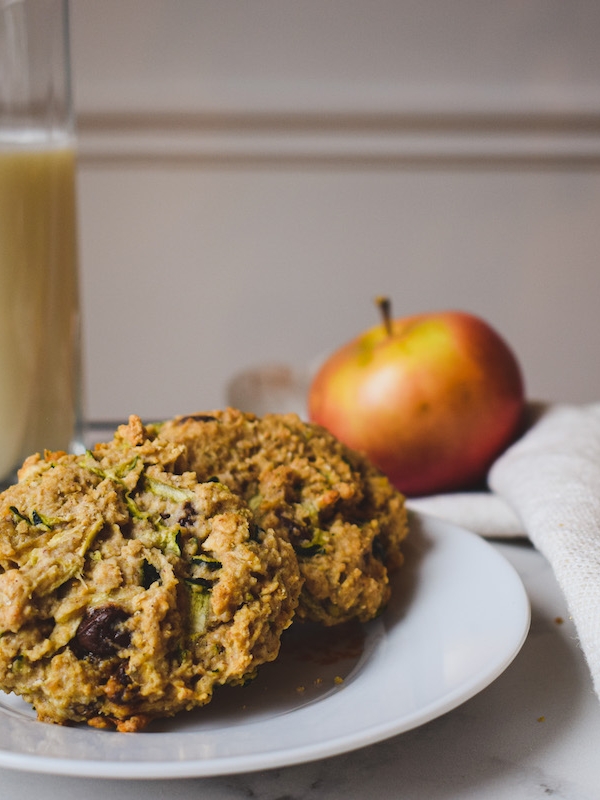 Zucchini and Apple Oats Cookies
