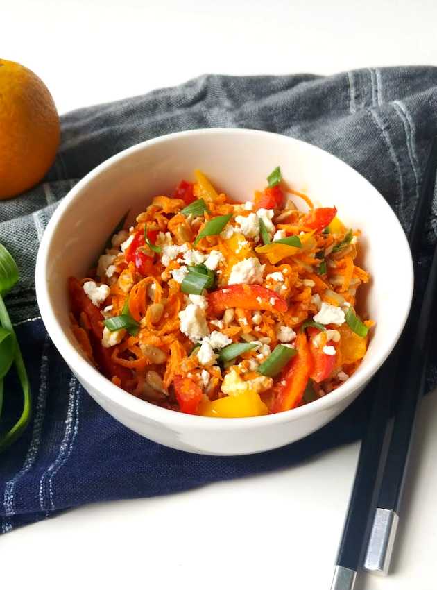 Sesame and Orange Carrot Salad