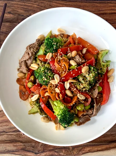 Sauté de boeuf asiatique express