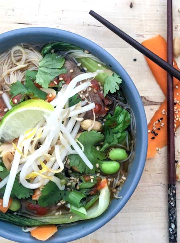 Soupe au boeuf à la thaïlandaise 