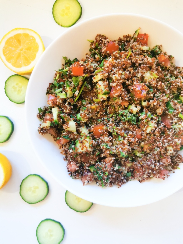 Taboulé de quinoa (faible en FODMAP)