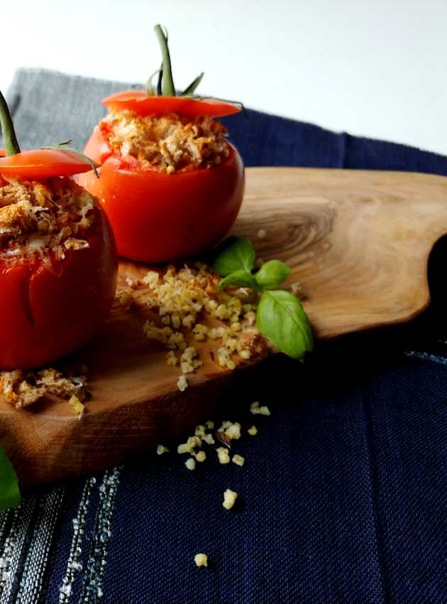 Tomates farcies au millet à l'italienne